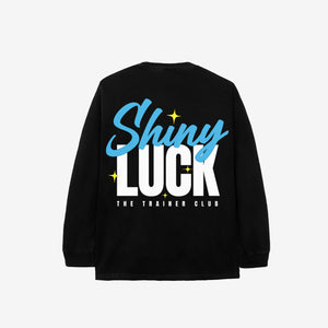 
                  
                    Load image into Gallery viewer, Shiny Luck Black Long Sleeve. Back Print.
                  
                